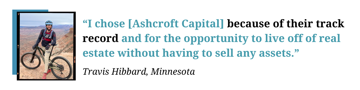 Investor Quote Card - Travis Hibbard